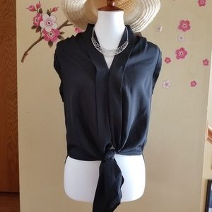 Black sleeves blouse